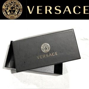 VERSACE Sunglasses black empty hard case box size 7 x 3 x 3 ex cond